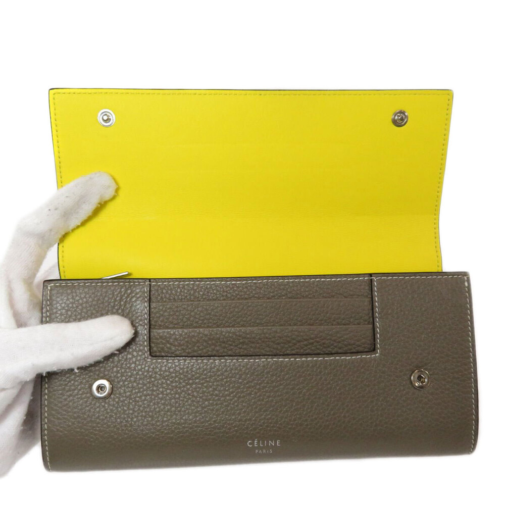 Celine Multifunction Flap Leather Wallet Long Calfskin - Picture 4 of 8